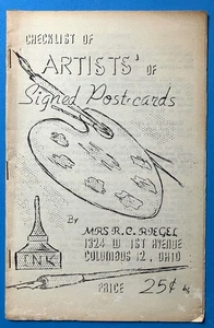Lista de verificación de ARTISTAS de POSTALES FIRMADAS. BARRITA SEÑORA. Secuela de la lista 1953. 1955 - Imagen 1 de 3