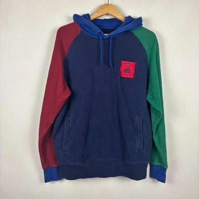 Sudadera con Capucha Teddy Fresh Para Hombre Bloque de Color Pullover XL Grunge Ropa de Calle Foto 1 de 4