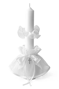 Pañuelo de velas falda de vela para traje de comunión vestido de comunión bautizo novia *29 - Imagen 1 de 3