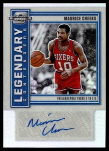 Autógrafos legendarios ópticos Panini Contenders 2020-21 Maurice Cheeks automático 059/149 - Imagen 1 de 2