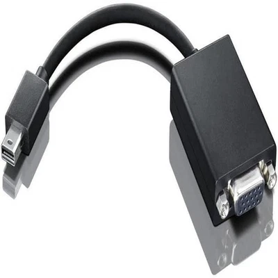 Lenovo Mini DisplayPort Male To VGA Female Adapter Mini-DP/VGA D-Sub - Image 1 of 4