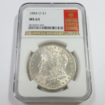 1884 O NGC MS63 - Silver Morgan Dollar $1 US Coin #57650B - Image 1 of 3