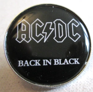 AC/DC - Back In Black Lapel Badge (26) - Imagen 1 de 2