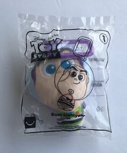 Disney Pixar Toy Story Buzz Lightyear #1 McDondald's Happy Meal Toy Plush Hanger - Picture 1 of 2