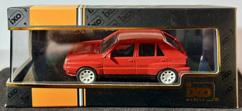 LANCIA DELTA HF INTEGRALE 16v 1989 TEST CAR PLAIN BODY RED VITESSE 1:43 - Immagine 1 di 4