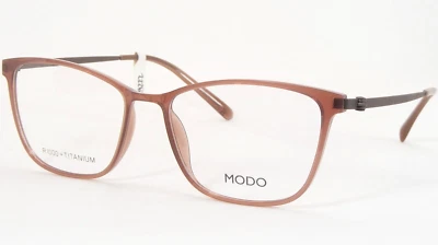 MODO 7022 Transparent SAND UNIQUE R1000+TITANIUM EYEGLASSES GLASSES 52-16-140mm - Image 1 of 4