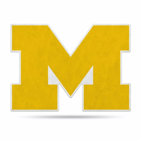 NCAA Michigan Wolverines 18" Die-cut Team Logo Pennant Fan Cave Cover