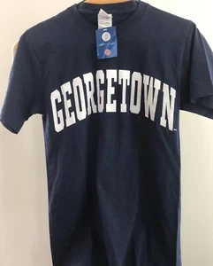 S Short Slv University Tees US T-Shirts: Georgetown-Navy Printed TM Colleges - Bild 1 von 8