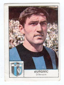 FIGURINA CALCIATORI BURGNICH INTER DISTRIBUTOR 1966-67 MAI ATTACCATA - Picture 1 of 1