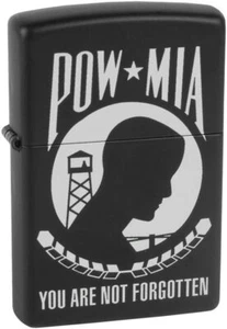 Zippo POW MIA, You Are Not Forgotten, Silhouette of a Prisoner, Guard Tower NEW - Picture 1 of 1