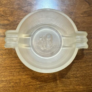 Vintage schöner 80’er Jahre Art Deco Stil Dame mit Maske mattiert Aschenbecher hübsch!! - Bild 1 von 5