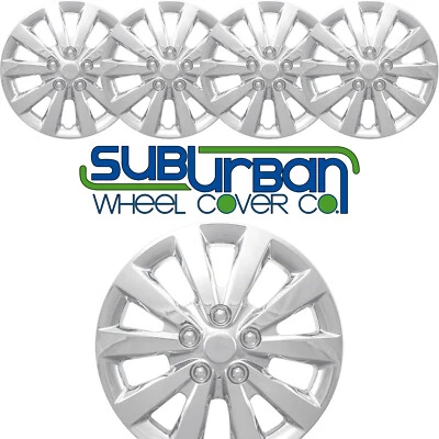 FITS 2013-2019 Nissan Sentra S Style # 521-16C 16" Chrome Hubcaps NEW SET/4 - Image 1 of 4