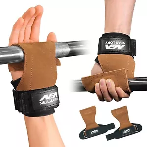 Padded Weight Lifting Straps Deadlift Straps with Wrist Support, Gym Wrist Strap - Picture 1 of 7