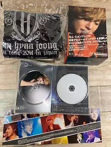 Kim Hyun Joong FIRST IMPACT Blu-ray First limited edition T-shirt HEAT DVD japan - Picture 1 of 6
