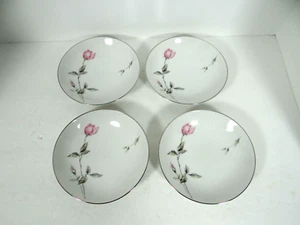 Style House Dawn Rose Berry Sauce Fruit Bowls Set of 4 Fine China Japan - Picture 1 of 7