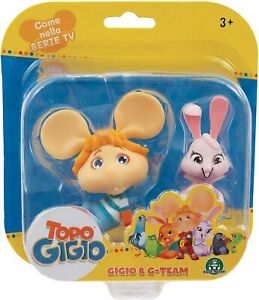 Topo Gigio 7 cm da collezione mini set da 2 personaggi