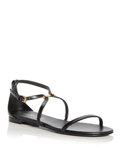 Alexander McQUEEN Sandali donna nero oro taglia 5