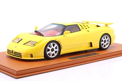 New TOP MARQUES BUGATTI EB110 SS 1994 1:12 Model Car YELLOW TM12-42C KidBX - Image 1 of 3