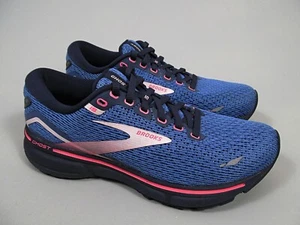 Brooks Ghost 15 Womens Size 7.5 Blue/Peacoat/Pink Running Shoes 1203801B469 - Picture 1 of 13