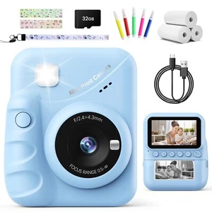 Appareil Photo Instantané Enfant 3.0" Grand Écran 48MP 1080P HD Appareil Phot... - Zdjęcie 1 z 7