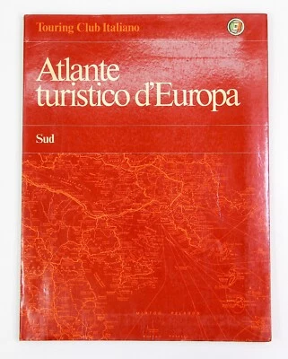 Atlante Turistico d'Europa Sud Touring Club Italiano Prima Edizione 1984 - Immagine 1 di 4
