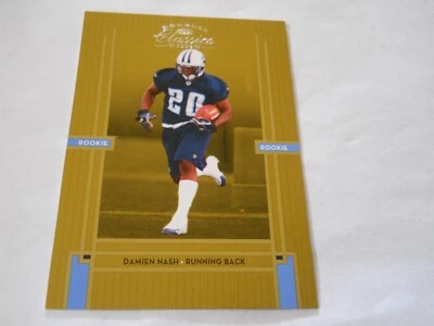 DAMIEN NASH 0364/1499 ROOKIE CARD TENNESSEE TITANS 2005 DONRUSS CLASSICS - Image 1 of 2