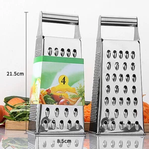 8-Zoll 4-Seiten Reibe Gem��seschneider Edelstahl Kartoffel Sch?ler-Multifunktion - Bild 1 von 8
