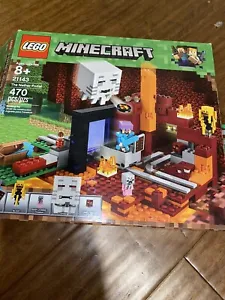 LEGO Minecraft 21143 The Nether Portal, 98% Complete w/ Instruction manual - Picture 1 of 5