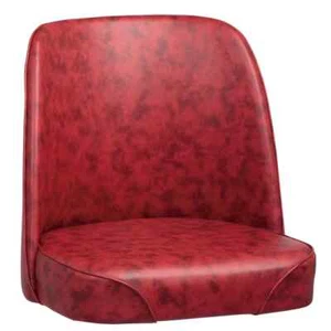 ROYAL SEATING 17 in WIDE CRIMSON VINYL BARSTOOL REPLACEMENT BUCKET SEAT(ONLY) - Picture 1 of 4