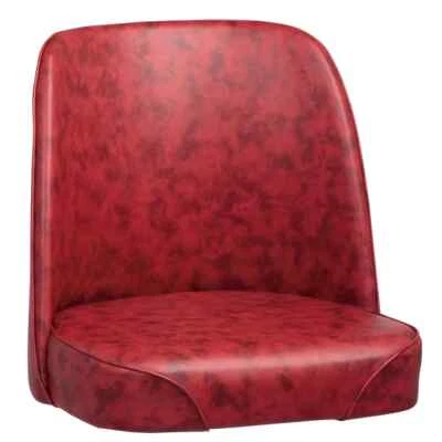 ROYAL SEATING 17 in WIDE CRIMSON VINYL BARSTOOL REPLACEMENT BUCKET SEAT(ONLY) - Image 1 of 4