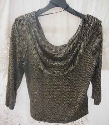 JBS LTD верхний совок назад металлический блеск M тираж 90-х гламур - Изображение 1 из 4