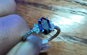 Ringbombe Partyringe Größe 9 RBP5756 Amethyst Kubikzirkonia - Bild 1 von 4
