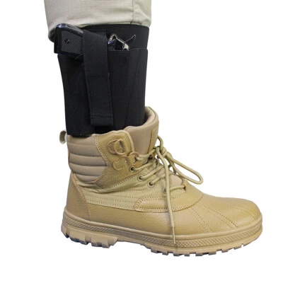 DEPRING US Tactical Ankle Holster with 2 Magazine Pouch Left/Right Hand Concealed Carry