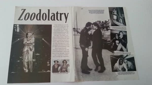 U2 'Zoodolatry' 4 pages UK ARTICLE / clipping - Imagen 1 de 2
