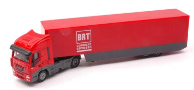 MODELLINO CAMION STATICO NEWRAY IVECO STRALIS CORRIERE BRT MODELLISMO SCALA 1/87 - Immagine 1 di 4