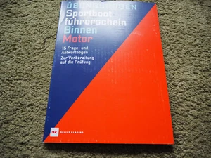 Übungsbogen Sportbootführerschein Binnen - Motor: 15 Frage- und Antwortbogen - Bild 1 von 3
