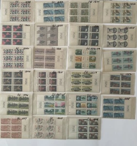 23 Mail Early Blocks Of Six Commemorative US 6 Cent Stamps - Picture 1 of 5