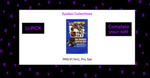 1990-91 NHL Pro Set Hockey Cards (U-Pick) [Base & Rookies] Complete your Set!