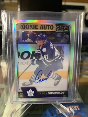 Nikita Soshnikov 2016-17 Opc Platinum Rookie Auto Rainbow Islanders - Image 1 of 2
