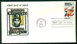 ROBERTO CLEMENTE FDC - Baseball Hall of Fame - Picture 1 of 1