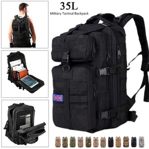35L Outdoor Military Tactical Army Backpack Rucksack Camping Hiking Trekking Bag - Picture 1 of 20