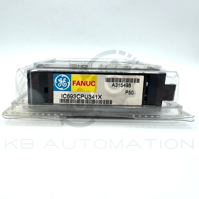 GE Fanuc IC693CPU341 Series 90-30 Single slot modular CPU, 80kB user memory - Photo 1/4