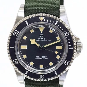 Mwm Men'S Watch Wmt Watches Royal Marine Ocean Noir Black Dial Automatic Winding - Picture 1 of 3