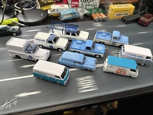 M2 Machines Pan Am Collection Lot Of 9 Dodge Chevy Ford Squarebody Trucks Set - Picture 1 of 6