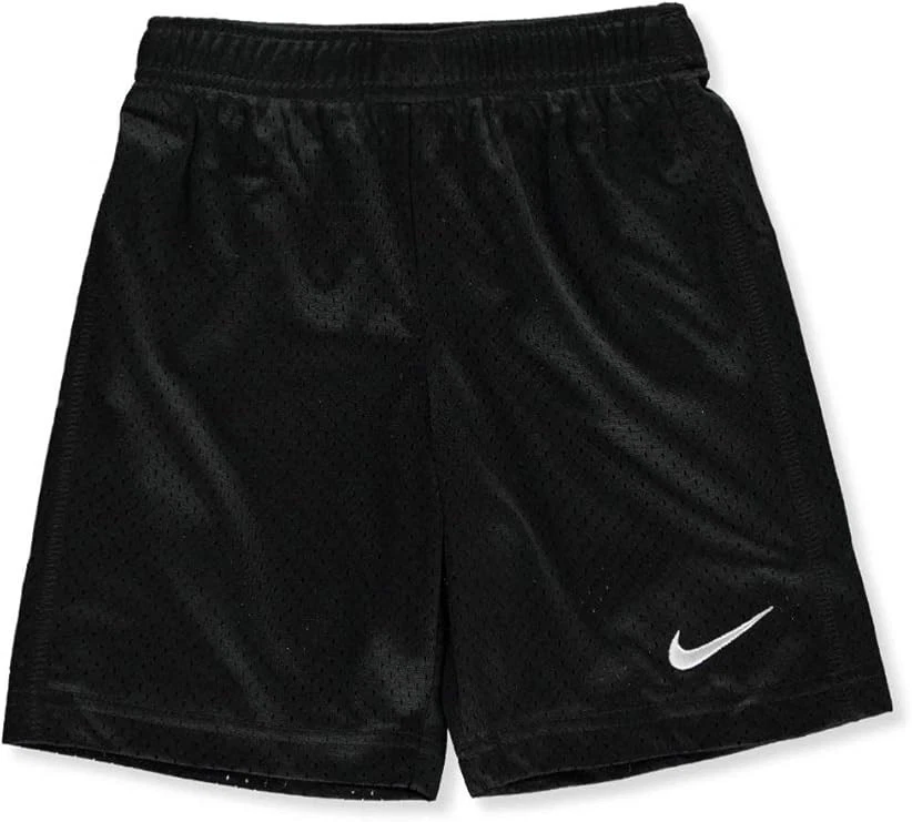 NUEVO - Pantalones cortos Nike Essential Mesh para niños, negros, talla 5 para niños Foto 1 de 1