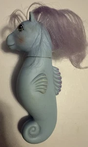 My Little Pony G1 Seahorse 1984 Sea Pony Blue Purple Original Hong Kong - Picture 1 of 6