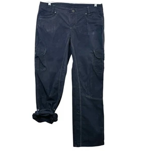 Pantalones cargo Kuhl Roll-Tab para mujer talla 12 bolsillos cortos cordón elástico senderismo - Imagen 1 de 15