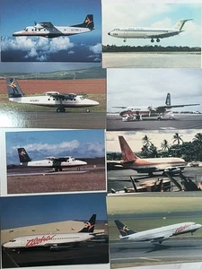Aloha Island Air & Aloha Airlines Postkarte Lot von 8 - Bild 1 von 3