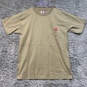 Vintage Lucky Strike Shirt Men Large 90s Cigarette Promo Pocket Olive Green NWOT - Picture 1 of 8