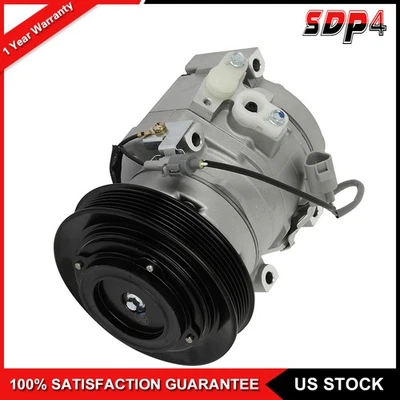 AC Compressor with Clutch Fits Toyota Celica 1.8L 2000 2001 2002 2003 2004 - Image 1 of 4